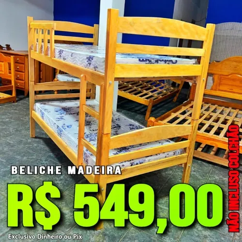Beliche Madeira R$ 549,00 Mega Promoção