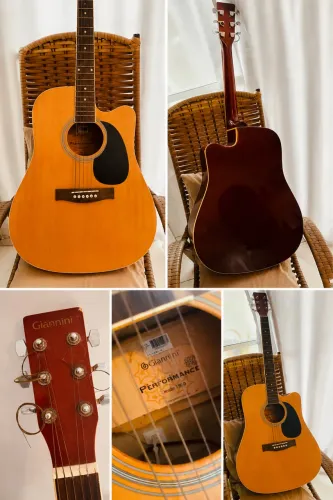 Violão giannini eltro acústico GF 1CEL N