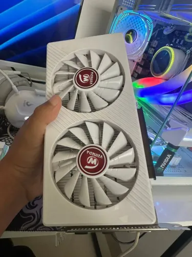 VENDO PLACA DE VIDEO RX580 8 GB + PLACA MAE DDR4 PRA SAIR LOGO