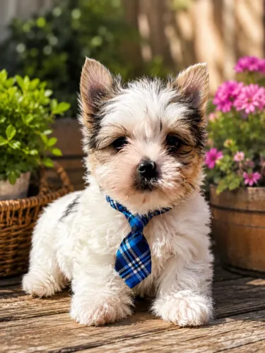 Impecável filhote de yorkshire micro macho biewer terrier 