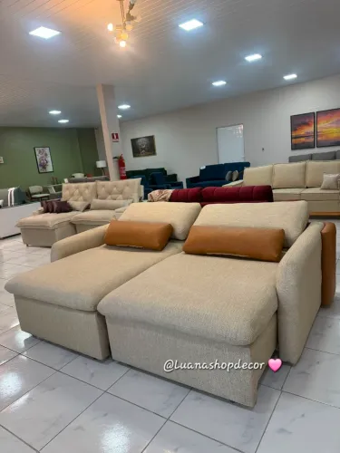 Sofá Cama Aylla Luxo - Super Conforto para sua casa