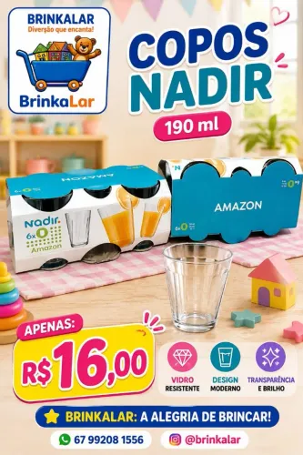 Copo 6 unidades Nadir