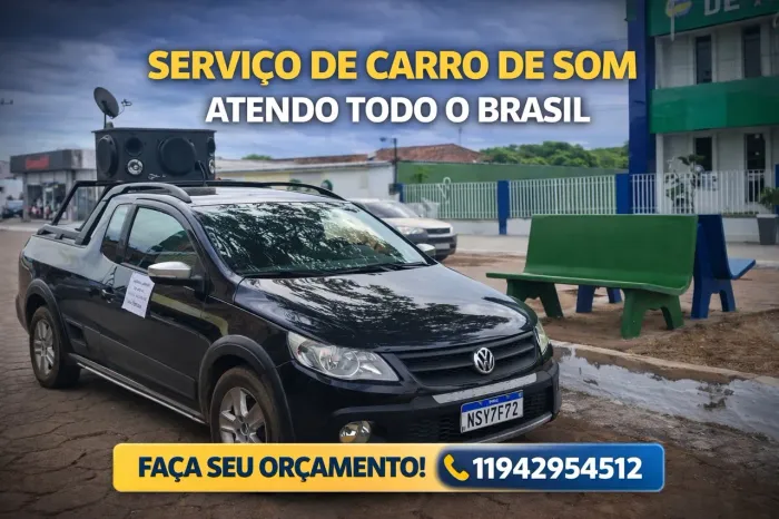 Divulgação de Carro de Som 