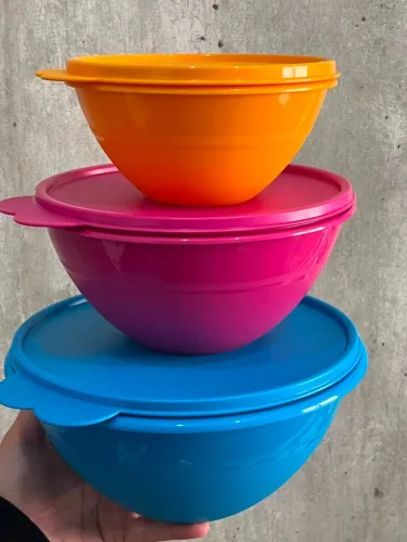 Conjunto de potes Tupperware