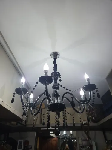 Luminária cristal retro lâmpadas em led