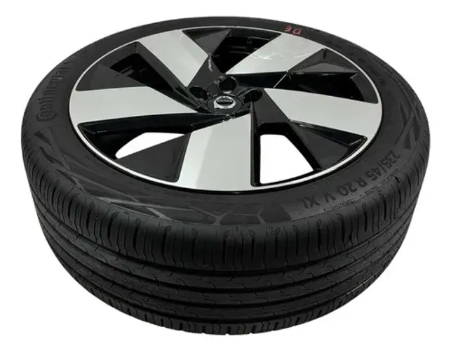 Roda Dianteira Pneu Volvo C40 2024 235/45 R20 32143629 (b) Prateado