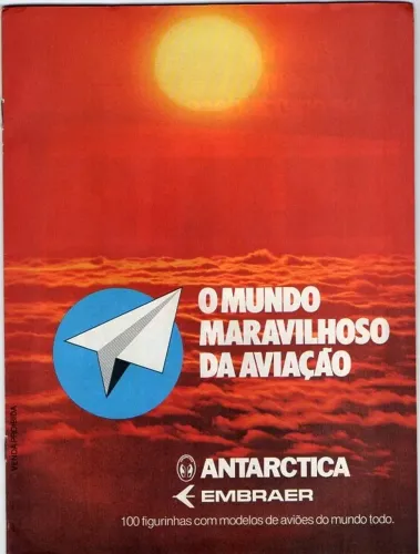 ALBUM AVIAÇÃO EMBRAER 1993 ANTARTICA Completo