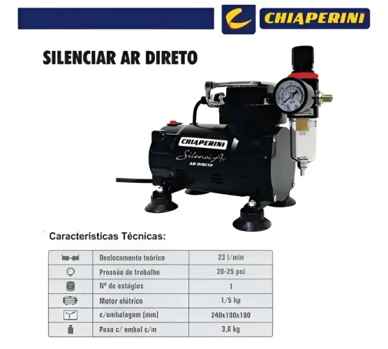 Compressor Aerografo Chiaperini