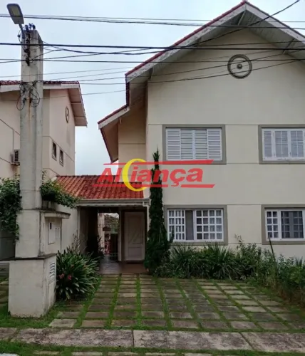 SOBRADO EM CONDOMÍNIO FECHADO COM 3 DORMITÓRIOS A VENDA, 160 m² PONTE GRANDE - GUARULHOS/S