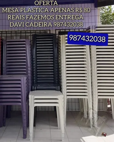 MESA DE PLASTICO PARA CHURRASCO