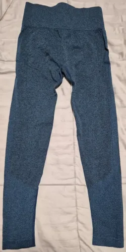 Calça Legging Sem Costura - AZUL