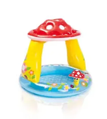 Piscina infantil cogumelo