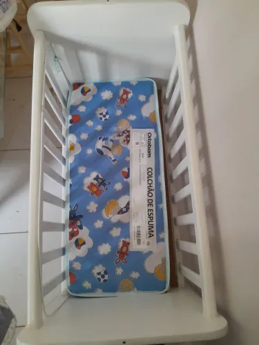 MINI BERÇO COM COLCHÃO
