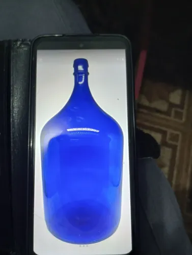 antigo garrafão azul