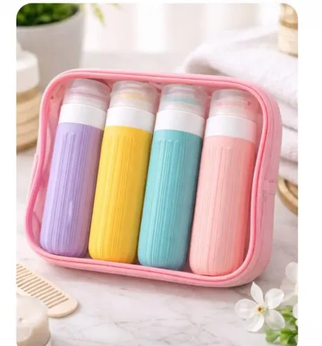 Kit viagem excelente para shampoo e condicionador