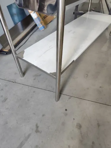 Pia inox 1 bojo 0,90×0,60×0,90 c/ prateleira (50×40)