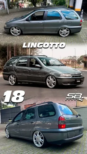 Rodas aro 18 Fiat Lingoto Prata 4x98 novas