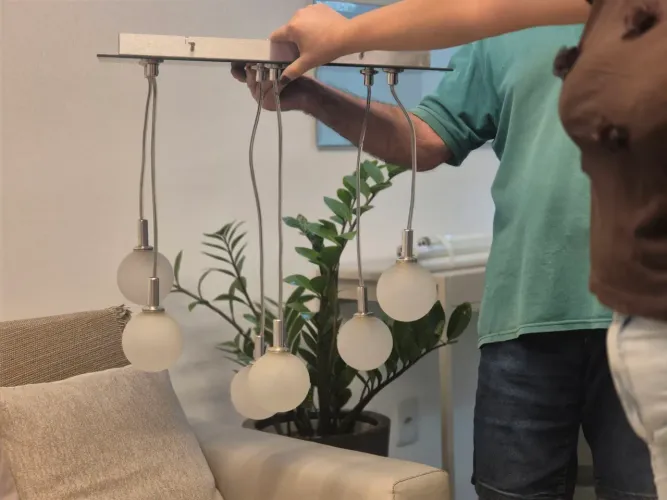 Luminária pendente moderna e elegante