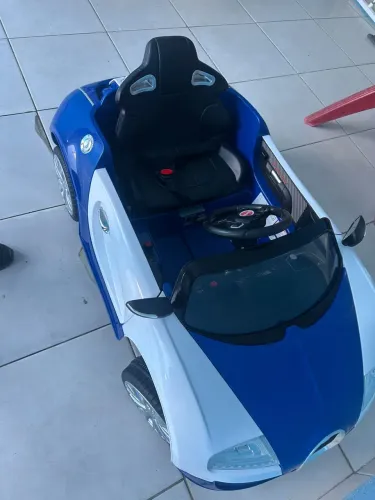 Veículo Elétrico - 12V - Branco e Azul - Bel Fix