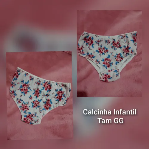 Calcinha Infantil menina floral