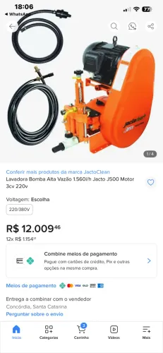 Lavadora bomba