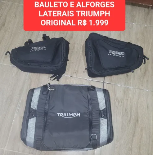 Bauleto e alforges laterais Triumph originais 