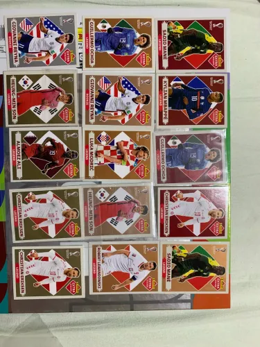 Figurinhas legend da copa 2022