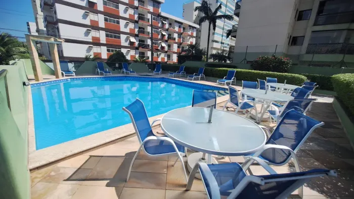 apartamento em condomínio 3 dormitórios 1 suite vista para a praiacom laser
