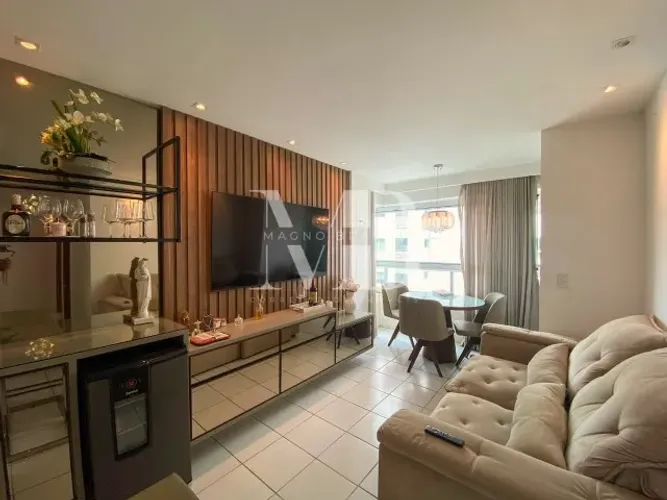 Apartamento MOBILIADO à venda com vista mar, 2 quartos em Piedade!