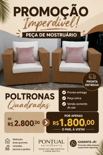 Poltrona quadrada