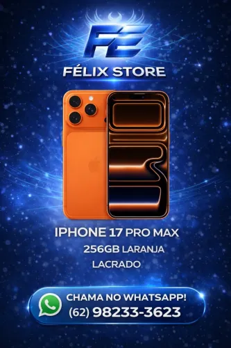 APPLE IPHONE 17 PRO MAX LARANJA 256GB LACRADO 