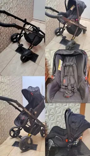Carro de bebê + Bebê conforto Fisher Price