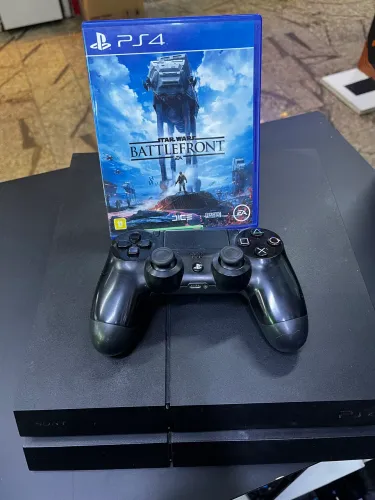 Ps4 fat + jogo + controle original 