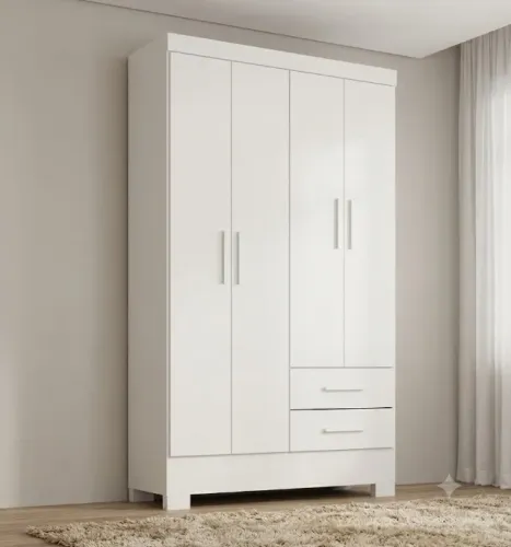 Guarda Roupa Imperatriz Branco Em Estoque