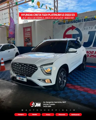 Hyundai Creta Platinum 1.0 TB 12V Flex AUT 2023