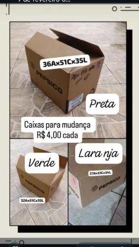 Caixa papelão
