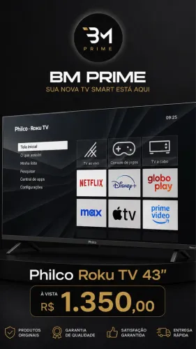 Smart tv roku Philco 