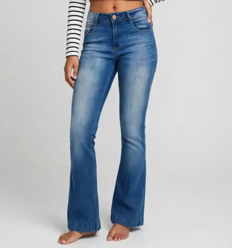 Calça jeans azul novo