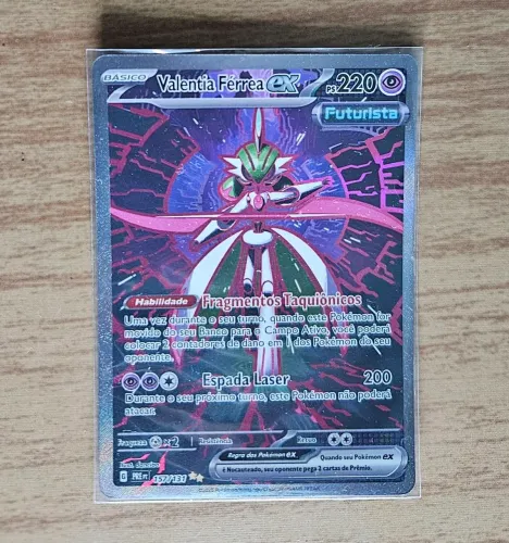 Carta Valentia Férrea ex 157/131 NM - Pokémon TCG