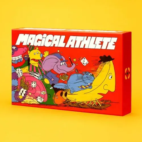 Magical athlete jogo de tabuleiro 