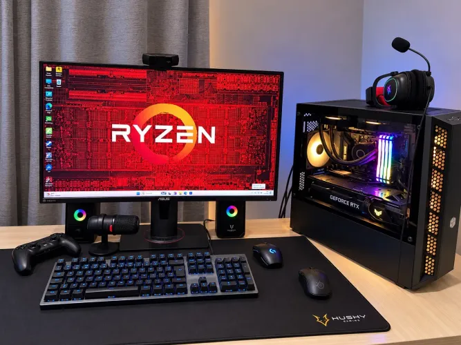 PC Gamer Completo ASUS TUF ? Ryzen 5 5600X + RTX 3060 Ti + 64 GB RAM + Monitor 280 Hz