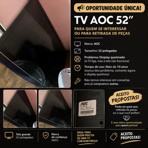 Tv AOC (leia a descrição)