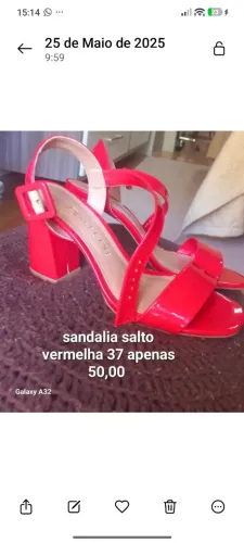 Sapatos 37 feminino