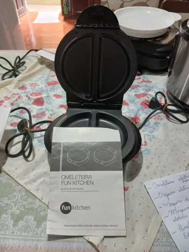 Omeleteira Dupla Elétrica Fun Kitchen