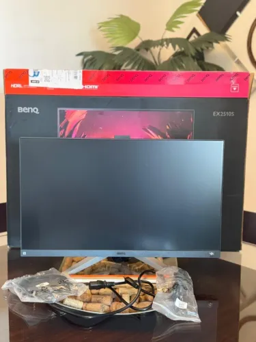 MONITOR GAMER BENQ MOBIUZ EX2510S, 24.5 POL. IPS, FULL HD, 1MS, 165HZ, FREESYNC, HDMI/DP, 