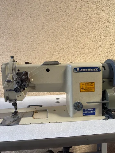 maquina de costura lanmax gc20518b 2agulhas