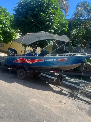 Lancha de Pesca motor Mercury 90hp 