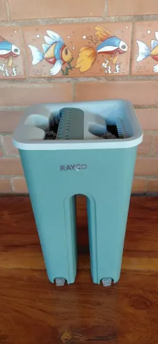 Mop Flat Esfregão Balde Slim Pano Limpeza Piso Lava E Seca sem uso