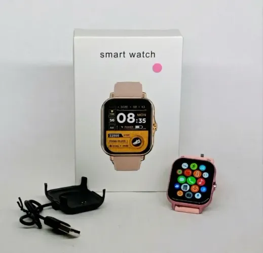 Relógio Smartwatch Y13 Rosa Bluetooth App HryFine