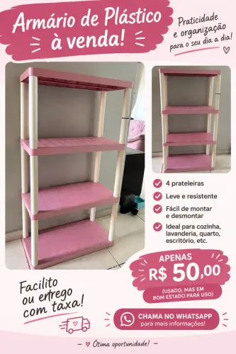 Vendo Estante Rosa